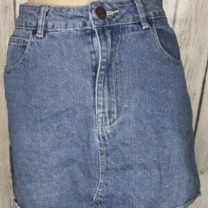 Cotton On Blue Denim Mini Skirt